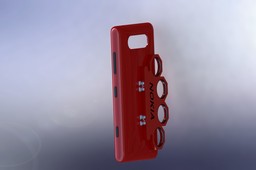 Brass knuckle case/kickstand