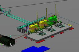 Natural Gas Compressor with Wakishaw Engine