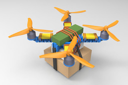 Experimental Quadcopter Airframe