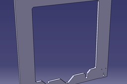 prusa i3 frame catia .CATPart .stp .stl .igs .model .dxf .dwg