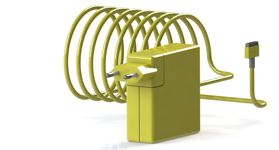 Mac Charger 3D CAD Model Library GrabCAD