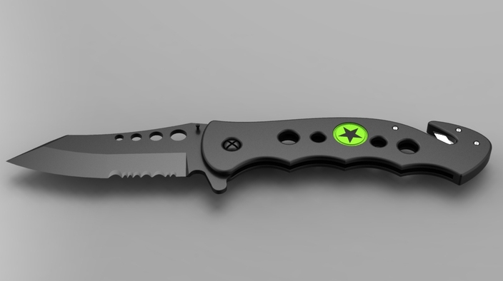 US Army Knife STL STEP IGES SOLIDWORKS 3D CAD Model GrabCAD
