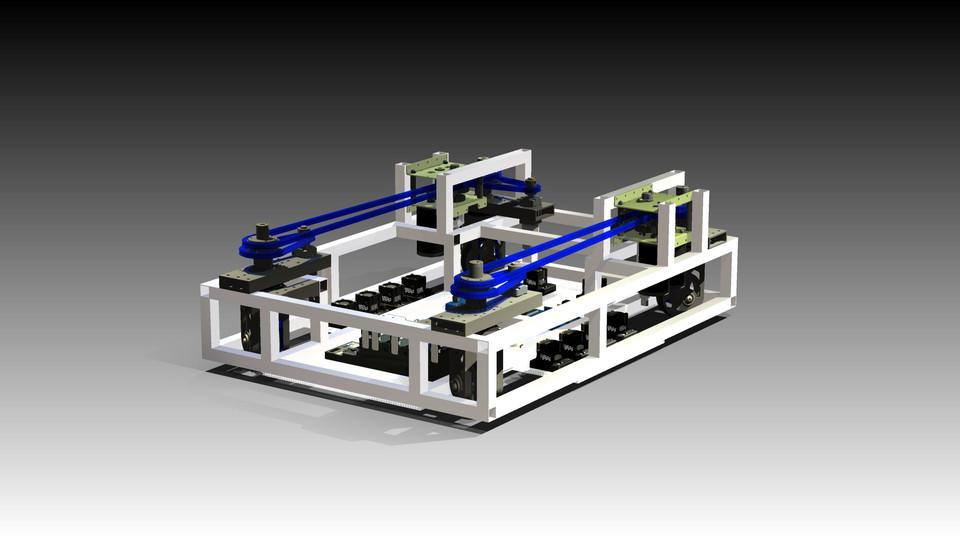 Drive Base | 691 – Hart District Robotics | 3D CAD Model Library | GrabCAD
