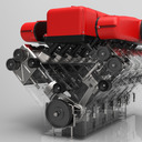 KeyShot 3D Rendering Competition (Ferrari Engine)