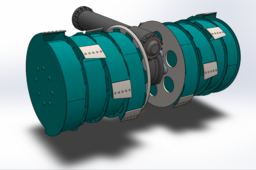 Yin - Yang NASA RASSOR Bucket Drum