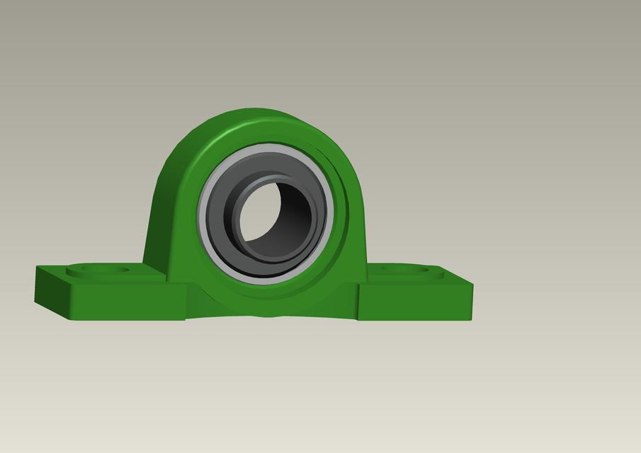 Pedestal bearing 3D CAD Model Library GrabCAD