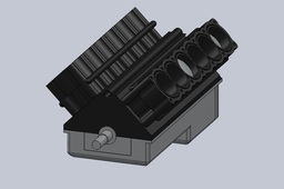 V12 Engine lower assembly