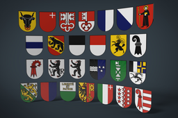 Swiss Canton Coats of Arms