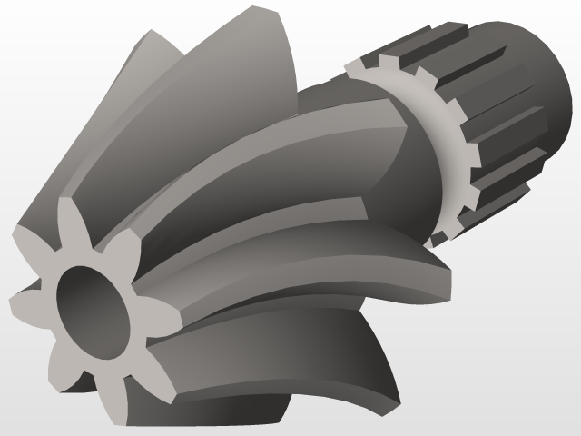 Helical Bevel Gear