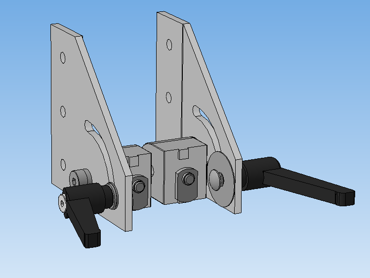 Bracket for fixing an aluminum profile