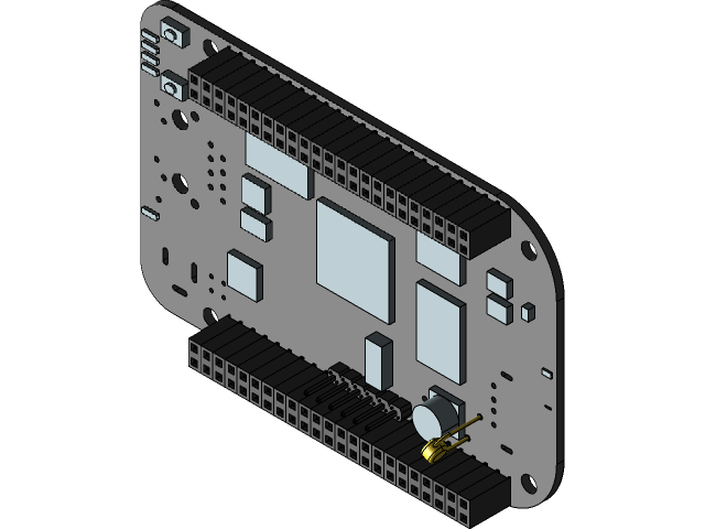 BeagleBone Black | 3D CAD Model Library | GrabCAD