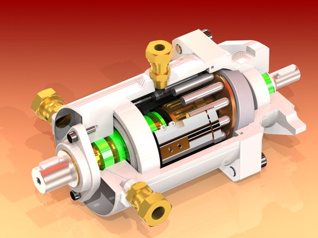 Servo type hydraulic steering unit