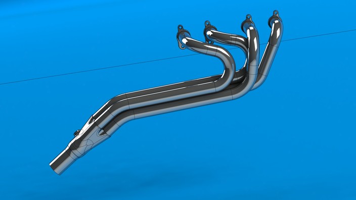 Escapamento Motor AP VW \ Exhaust Motor VW AP