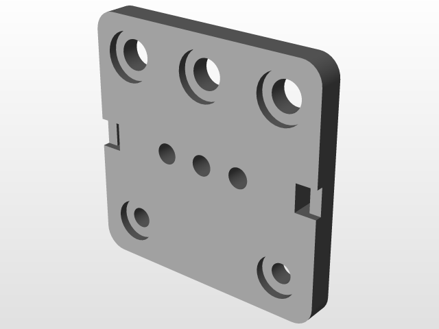 3 or 4 wheel gantry plate for 2020 V-Slot