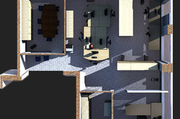 Office top view