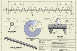Conveyor Helix Plan (screw)