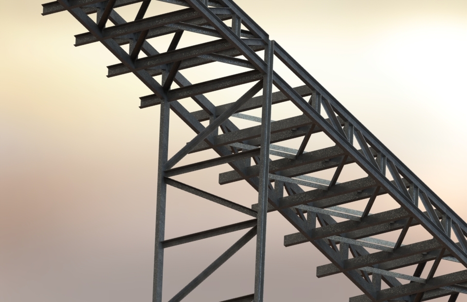 Cable tray 3D CAD Model Library GrabCAD