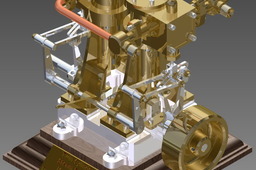Twin Cylinder Steam Engine