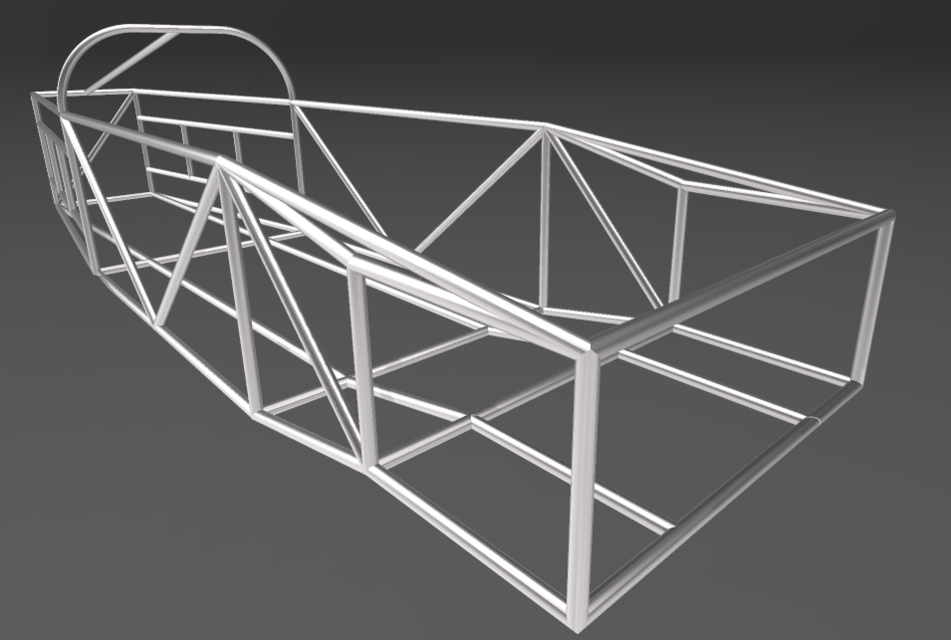 Formula Car Chassis 3D CAD Model Library GrabCAD