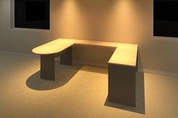 Desk - U Shaped/Cubicle Stlye
