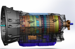 mercedes speed automatic transmission by solidworks