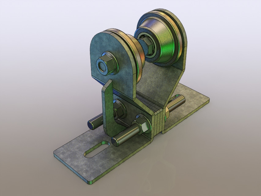 monorail trolleys 3D CAD Model Library GrabCAD