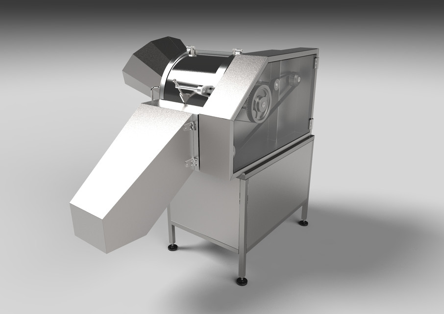 food dicing machine 3D CAD Model Library GrabCAD