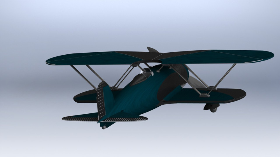 Airplane 3D CAD Model Library GrabCAD