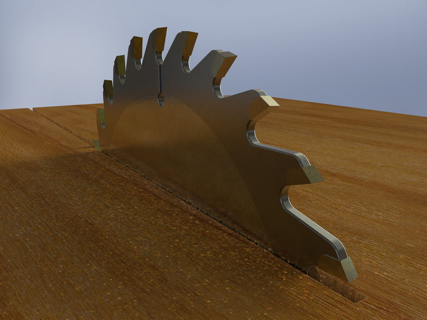 Circular saw blade 3D CAD Model Library GrabCAD