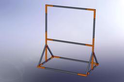Banner-ad frame, modular