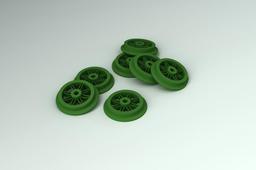 Model Train Wagon Wheel