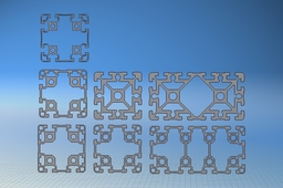 Bosch Rexroth Entire 90x90 Profiled Aluminum Family 
