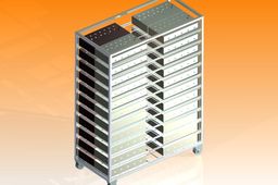 Trolley for freezer