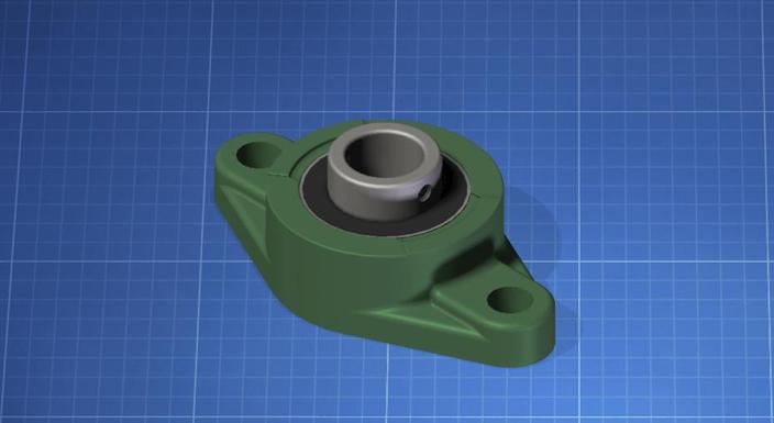 Mancal FK FL204 - STL, Solid Edge, Other - 3D CAD model - GrabCAD