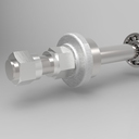 Grimeca front wheel spindle assembly