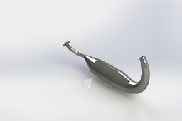 2 stroke exhaust, first model