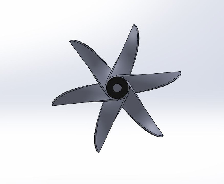 Boat Propeller 3D CAD Model Library GrabCAD