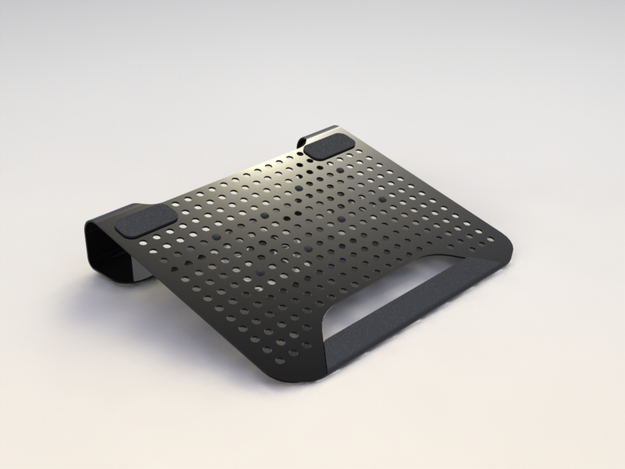 alluminum laptop cooler with adjustable fans