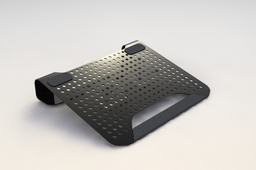 alluminum laptop cooler with adjustable fans