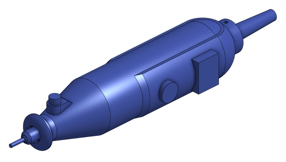 generic Dremel®like rotary tool 3D CAD Model Library GrabCAD