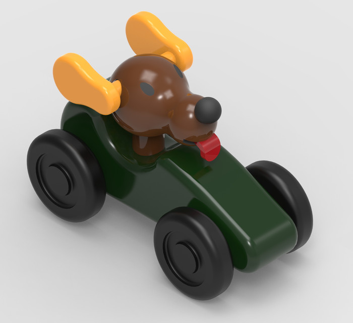 Dog In Car Toy