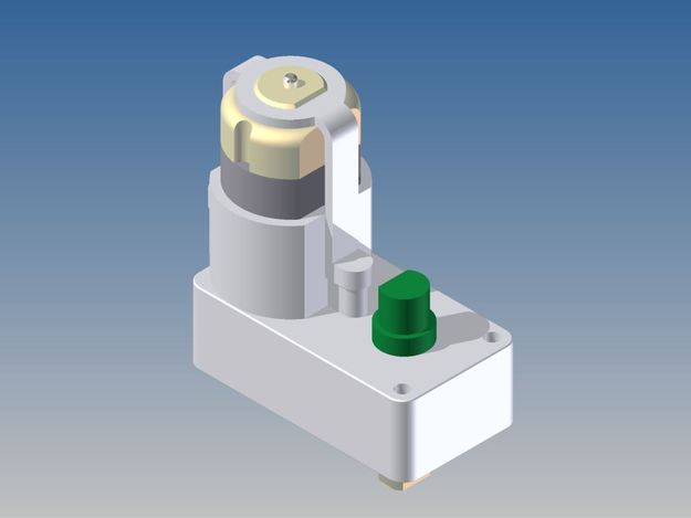 Gear Motor 2 - 224:1 Offset Shaft