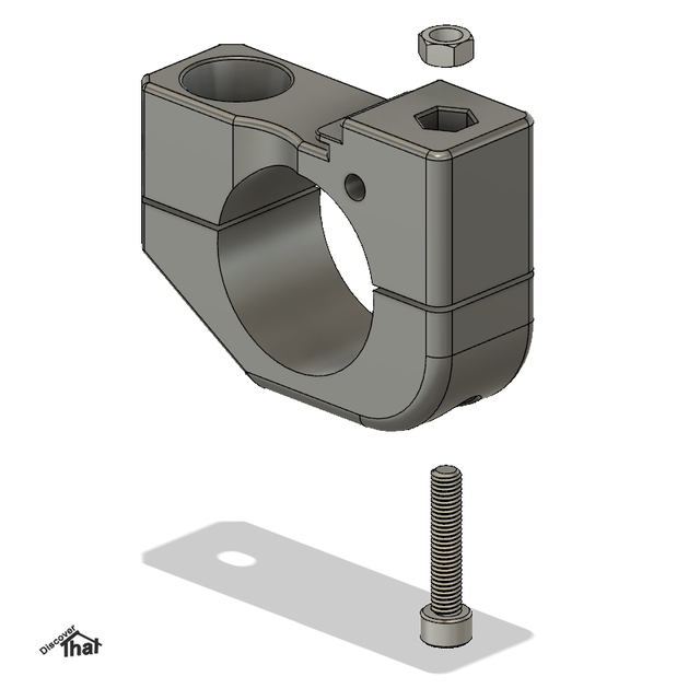 Bicycle lamp 35mm clamp