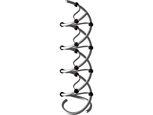 structura adn dna structure 3d cad
