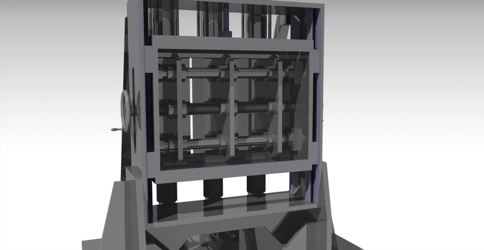 three nozzle vertical plastic molding machine