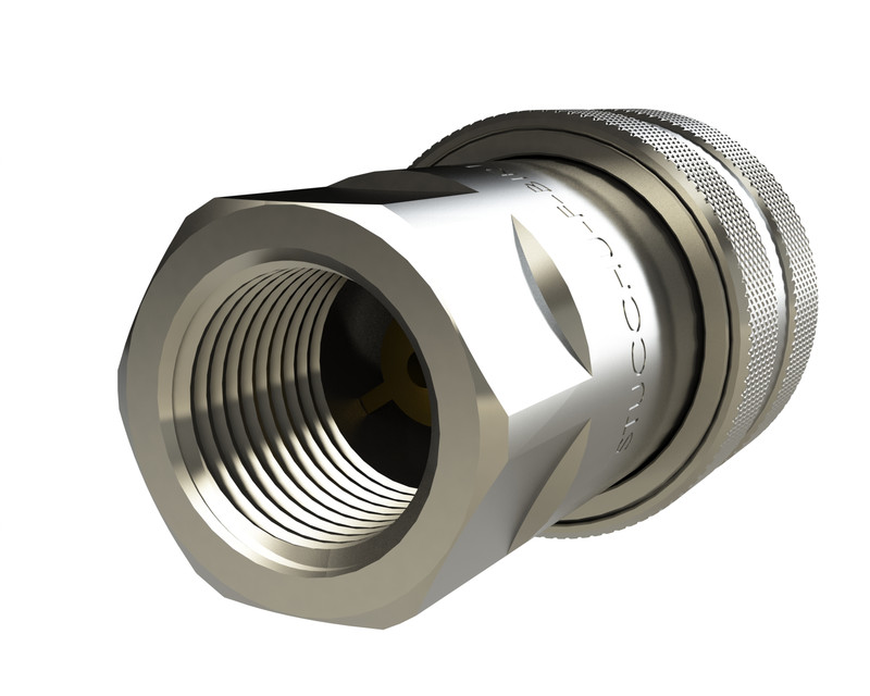 1/2" BSP Quick Release Coupling 3D CAD Model Library GrabCAD
