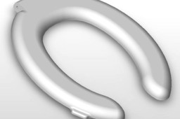 Toilet Seat with a Tab for lifting