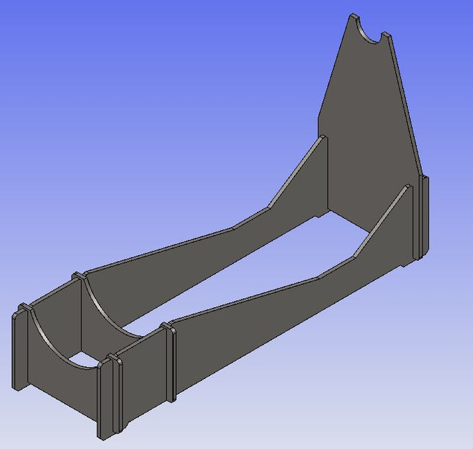 Paintball gun stand 3D CAD Model Library GrabCAD