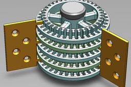 Round Hinge with Modular Mounting Plates