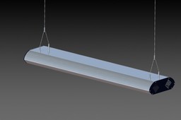 Fluorescent lamp 2 x 36 W.